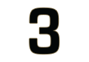 's car number, #3