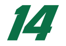 Josh Pierson's car number, #14