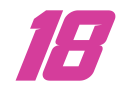 Max Taylor's car number, #18