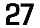 Salvador de Alba's car number, #27