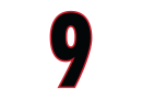 Bryce Aron's car number, #9
