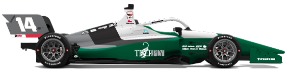 Driver of the #14 Josh Pierson's Car Livery