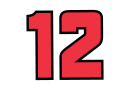 Will Power's car number, #12