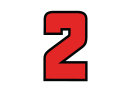 Josef Newgarden's car number, #2