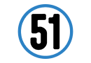 Jacob Abel's car number, #51