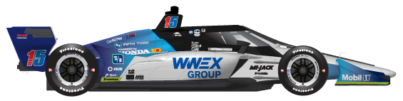 Driver of the #15 Graham Rahal's Car Livery