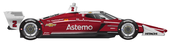 Driver of the #2 Josef Newgarden's Car Livery