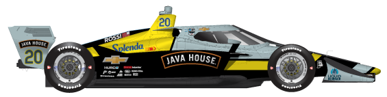 Driver of the #20 Alexander Rossi's Car Livery