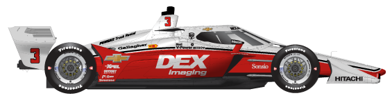 Driver of the #3 Scott McLaughlin's Car Livery