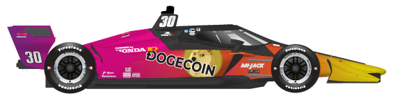 Driver of the #30 Devlin DeFrancesco's Car Livery