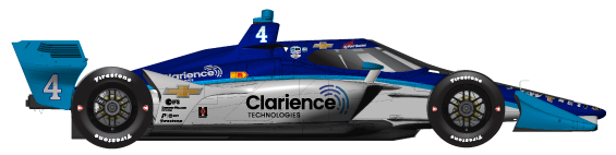 Driver of the #4 David Malukas's Car Livery
