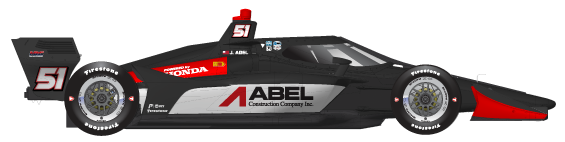 Driver of the #51 Jacob Abel's Car Livery