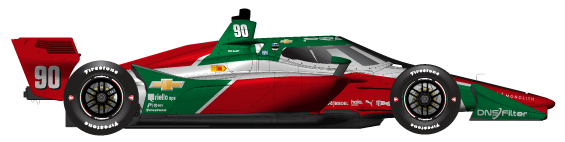 Driver of the #90 Callum Ilott's Car Livery