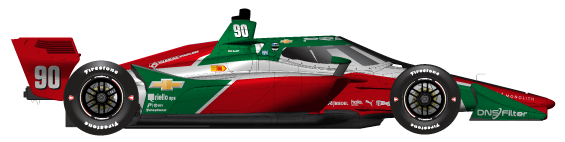 Driver of the #90 Callum Ilott's Car Livery