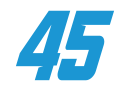 Jack Beeton's car number, #45