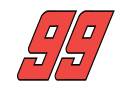 Myles Rowe's car number, #99