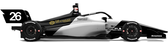 Driver of the #26 Lochie Hughes's Car Livery