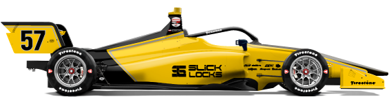 Driver of the #57 Colin Kaminsky's Car Livery
