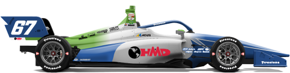 Driver of the #67 Enzo Fittipaldi's Car Livery