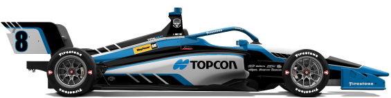 Driver of the #8 James Roe's Car Livery