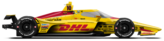 Driver of the #10 Alex Palou's Car Livery
