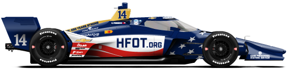 Driver of the #14 Santino Ferrucci's Car Livery