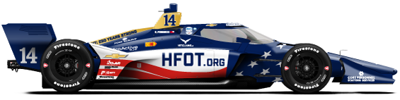Driver of the #14 Santino Ferrucci's Car Livery