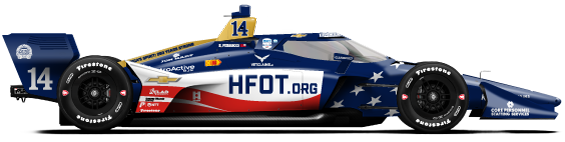 Driver of the #14 Santino Ferrucci's Car Livery