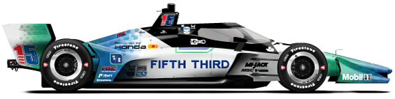 Driver of the #15 Graham Rahal's Car Livery