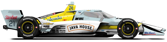 Driver of the #21 Christian Rasmussen's Car Livery
