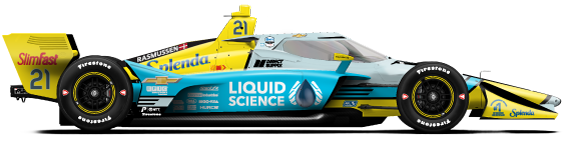 Driver of the #21 Christian Rasmussen's Car Livery