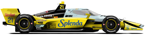 Driver of the #21 Christian Rasmussen's Car Livery