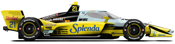 Driver of the #21 Christian Rasmussen's Car Livery