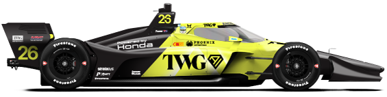 Driver of the #26 Will Power's Car Livery