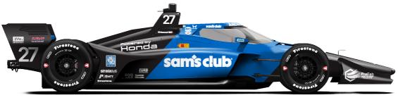 Driver of the #27 Kyle Kirkwood's Car Livery
