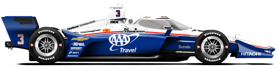 Driver of the #3 Scott McLaughlin's Car Livery