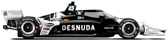Driver of the #45 Louis Foster's Car Livery