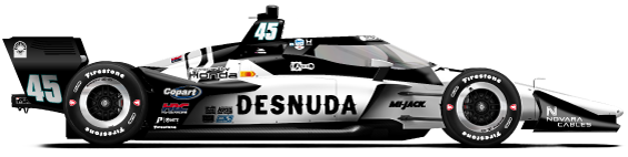 Driver of the #45 Louis Foster's Car Livery