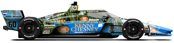 Driver of the #60 Felix Rosenqvist's Car Livery