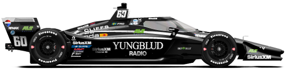 Driver of the #60 Felix Rosenqvist's Car Livery