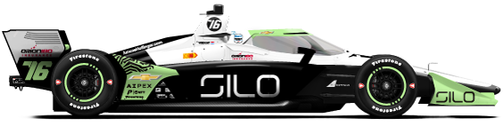 Driver of the #76 Rinus VeeKay's Car Livery