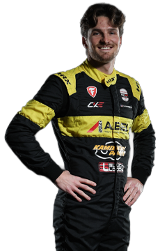 Bust of Colin Kaminsky, driver of the #57