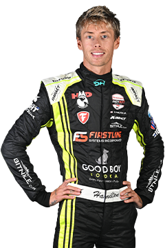 Bust of Davey Hamilton Jr., driver of the #24