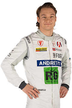 Bust of Dennis Hauger, driver of the #28