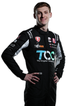 Bust of Josh Pierson, driver of the #29