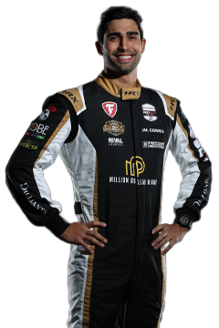 Bust of JM Correa, driver of the #68