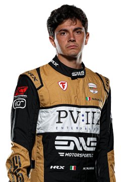 Bust of Matteo Nannini, driver of the #20