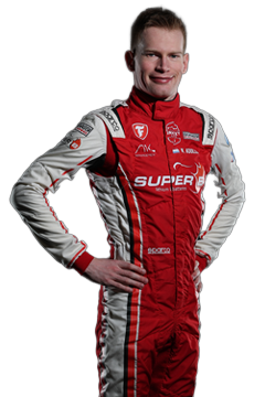 Bust of Niels Koolen, driver of the #10