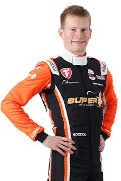 Bust of Niels Koolen, driver of the #10