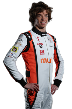 Bust of Tymek Kucharczyk, driver of the #71